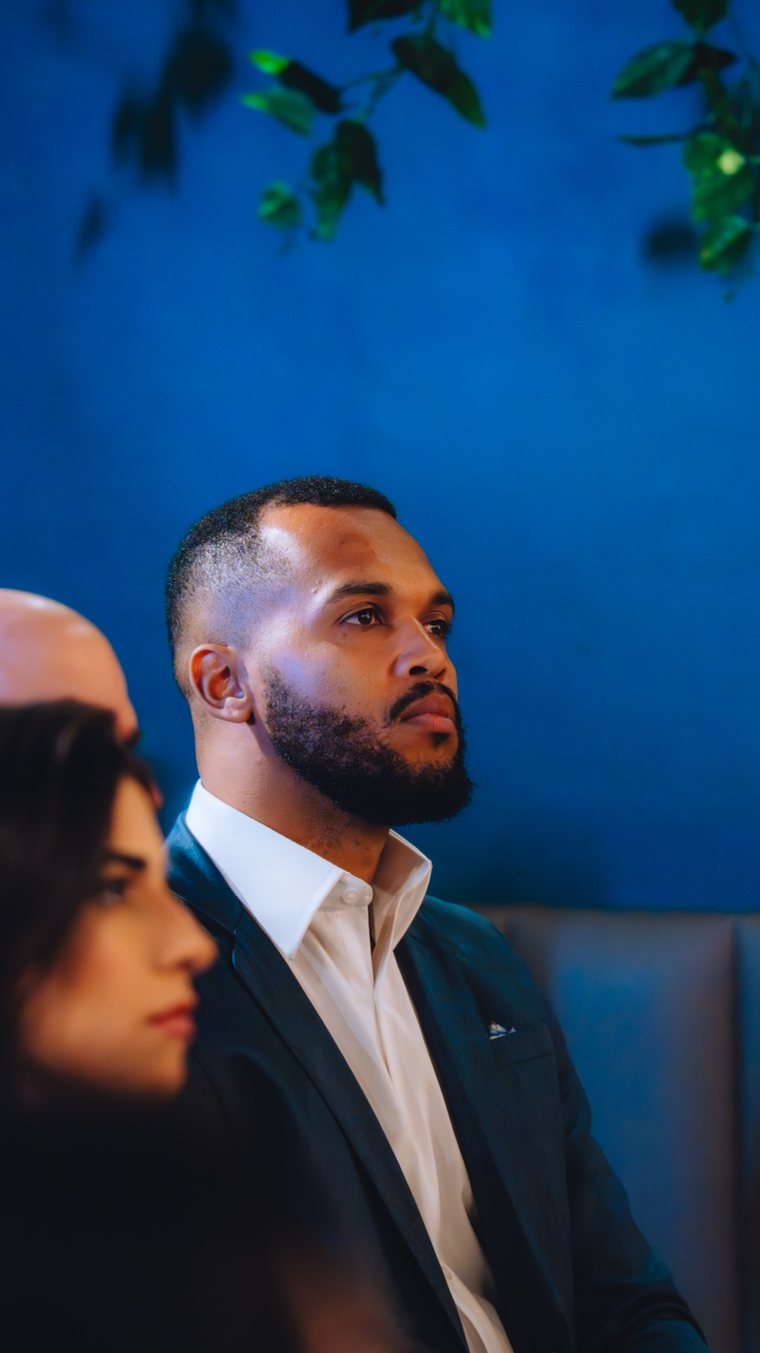 Josias Neves participando de evento profissional